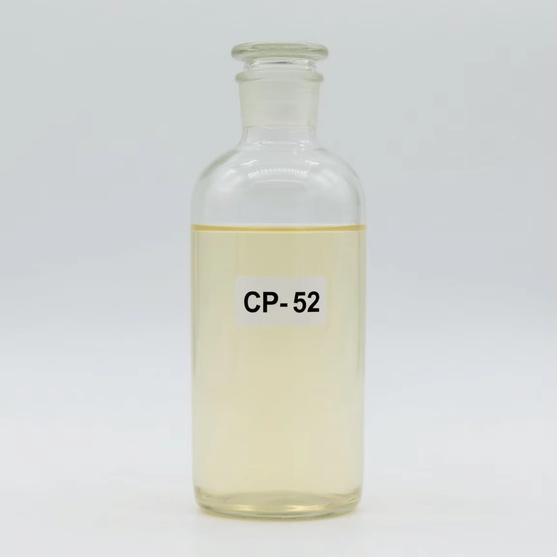 China Supplier Liquid Chlorinated Paraffin CP 52 Good Price Acid Plasticizer Chemical Auxiliary Agent for Paper Chemicals